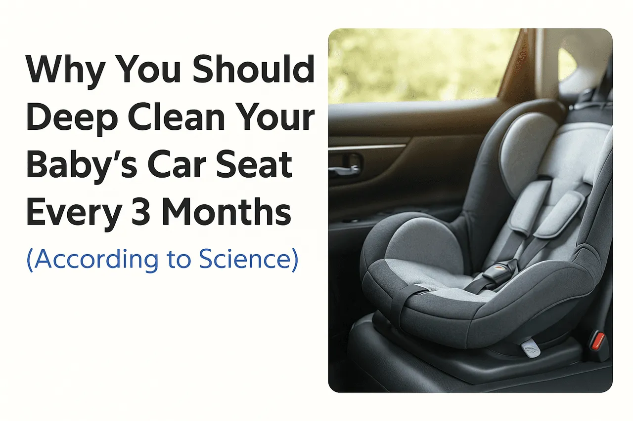 Why You Should Deep Clean Your Baby’s Car Seat Every 3 Months (According to Science)